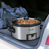 Crock-Pot 6 Quart Programmable Cook & Carry Slow Cooker with Digital Timer