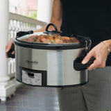 Crock-Pot 6 Quart Programmable Cook & Carry Slow Cooker with Digital Timer